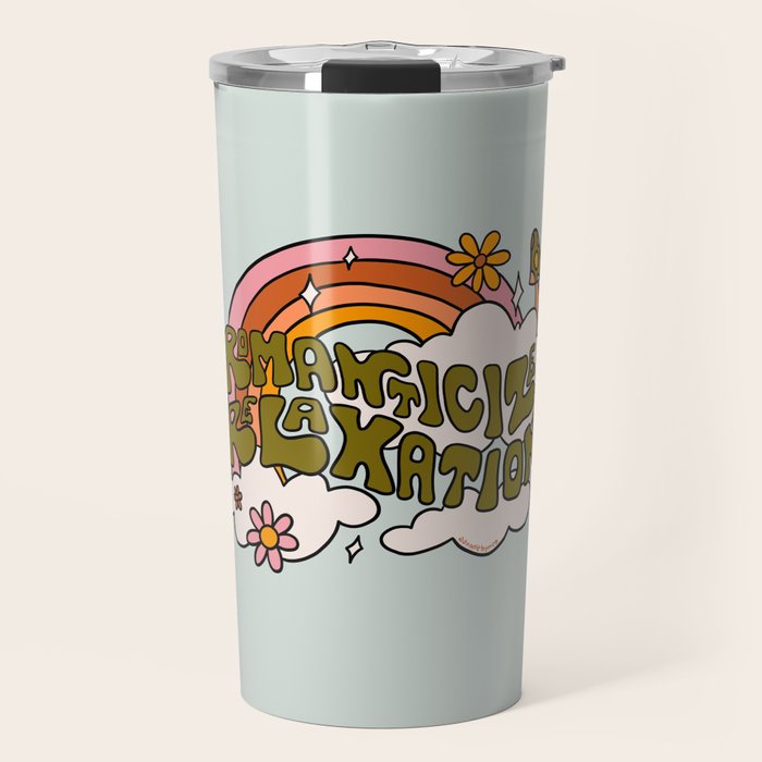 Romanticize Relaxation Travel Mug Gallery Image 1