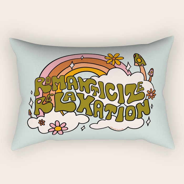 Romanticize Relaxation Rectangular Pillow Gallery Image 2