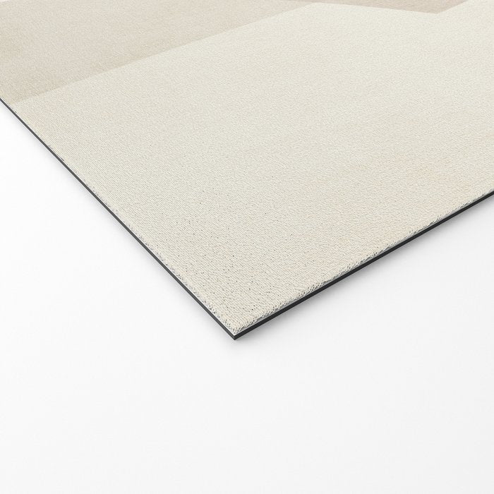 Modern Minimalism White Beige Modern Art Welcome Mat Gallery Image 2