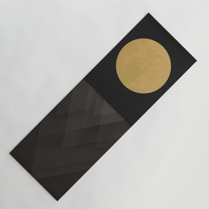 Moon Reflection on Quiet Ocean Yoga Mat Gallery Image 1