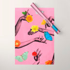 Jewels in Hyacinth Wrapping Paper Gallery Image 1