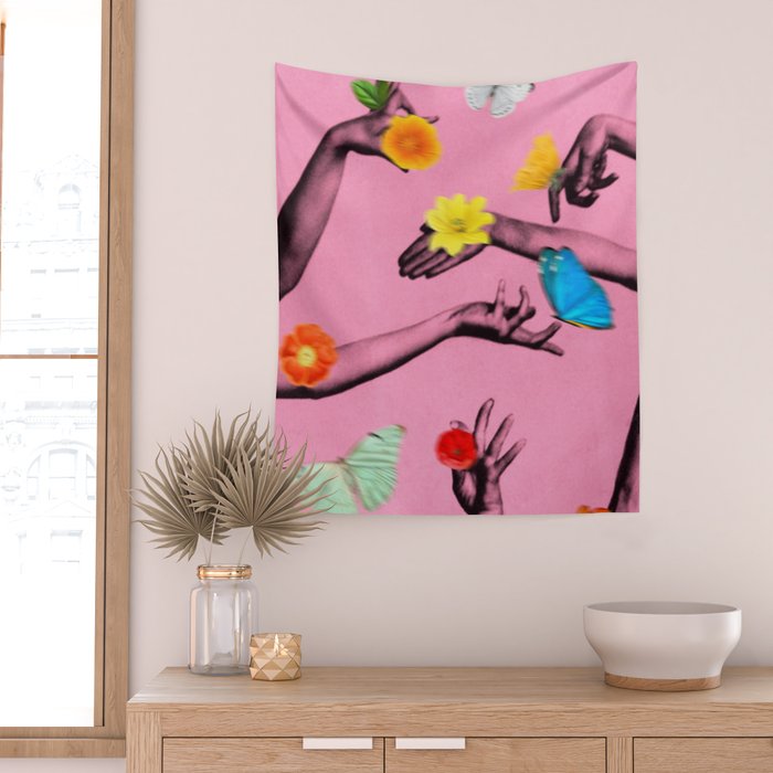 Jewels in Hyacinth Wall Tapestry Gallery Image 2