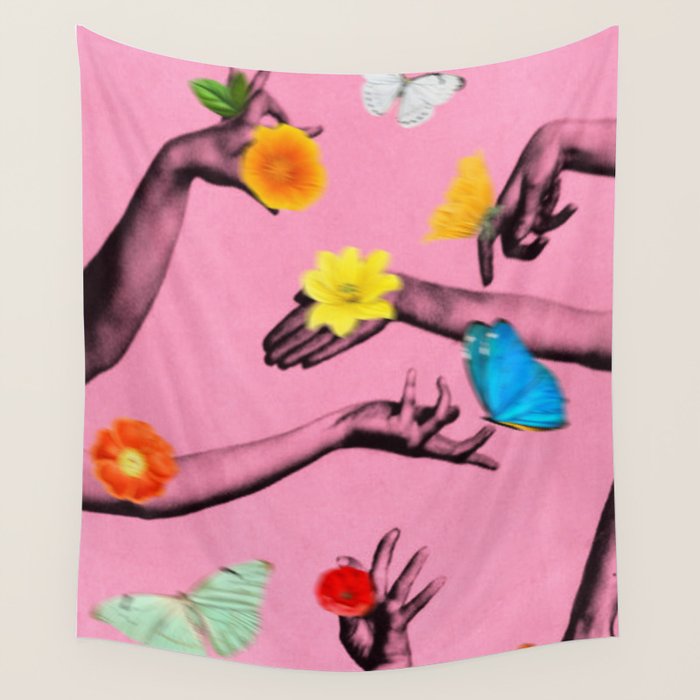 Jewels in Hyacinth Wall Tapestry Gallery Image 4