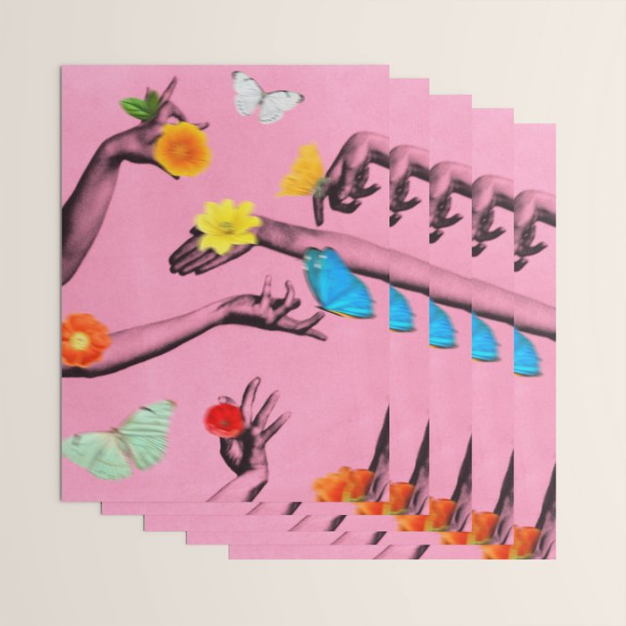 Jewels in Hyacinth Wrapping Paper Gallery Image 3