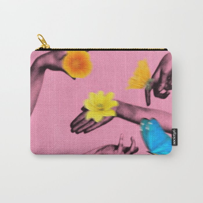 Jewels in Hyacinth Carry All Pouch Gallery Image 1