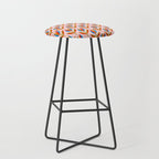 Bohemian Summer Tulips Pattern Stool Gallery Image 1