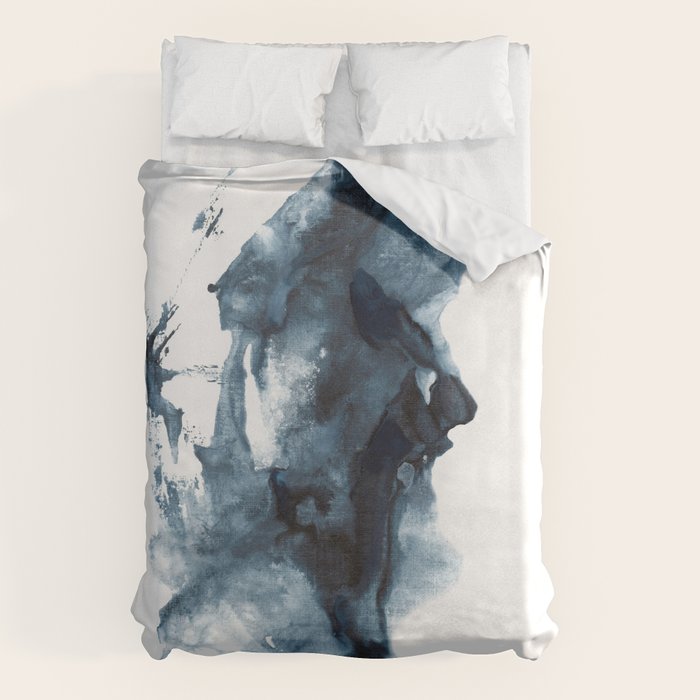 Indigo Depths No. 4 Duvet Cover Gallery Image 6