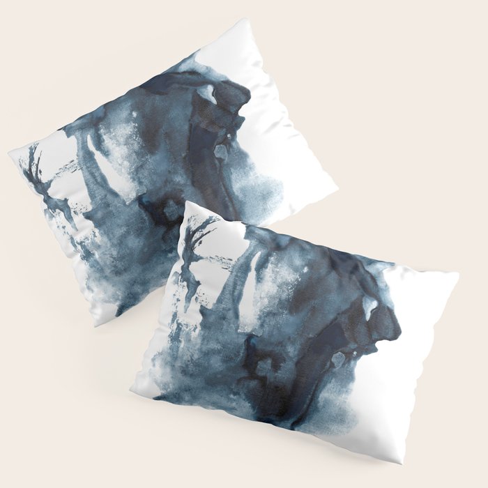 Indigo Depths No. 4 Pillow Sham Gallery Image 3