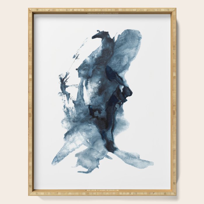 Indigo Depths No. 4 Serving Tray Gallery Image 1