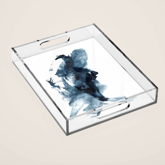 Indigo Depths No. 4 Acrylic Tray Gallery Image 1