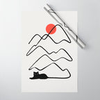 Cat Landscape 68 Wrapping Paper Gallery Image 1
