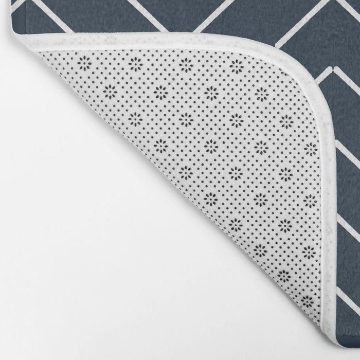 Mudcloth II (Annapolis Blue) Bath Mat Gallery Image 2