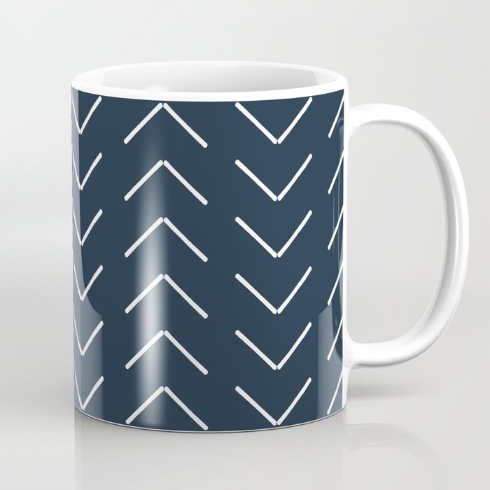 Mudcloth II (Annapolis Blue) Coffee Mug Gallery Image 1