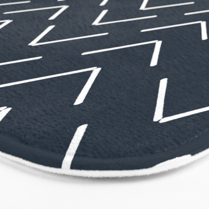 Mudcloth II (Annapolis Blue) Bath Mat Gallery Image 3