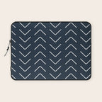Mudcloth II (Annapolis Blue) Laptop Sleeve Gallery Image 1