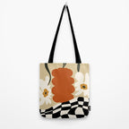Vintage matisse floral check  Tote Bag Gallery Image 2