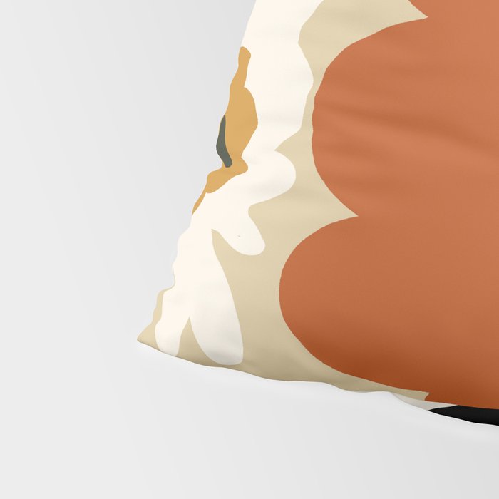 Vintage matisse floral check  Pillow Sham Gallery Image 4