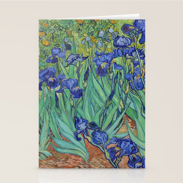 Iris (1889) by Vincent Van Gogh. Original from the J. Paul Getty Museum. Stationery Card Gallery Image 2
