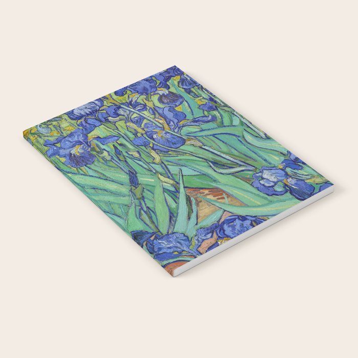 Iris (1889) by Vincent Van Gogh. Original from the J. Paul Getty Museum. Notebook Gallery Image 1