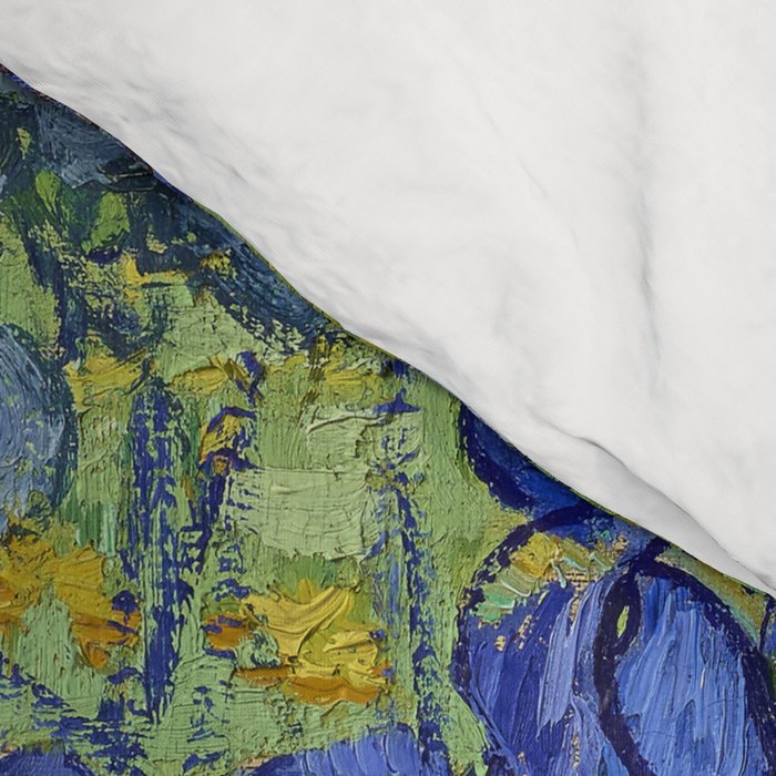 Iris (1889) by Vincent Van Gogh. Original from the J. Paul Getty Museum. Comforter Gallery Image 4