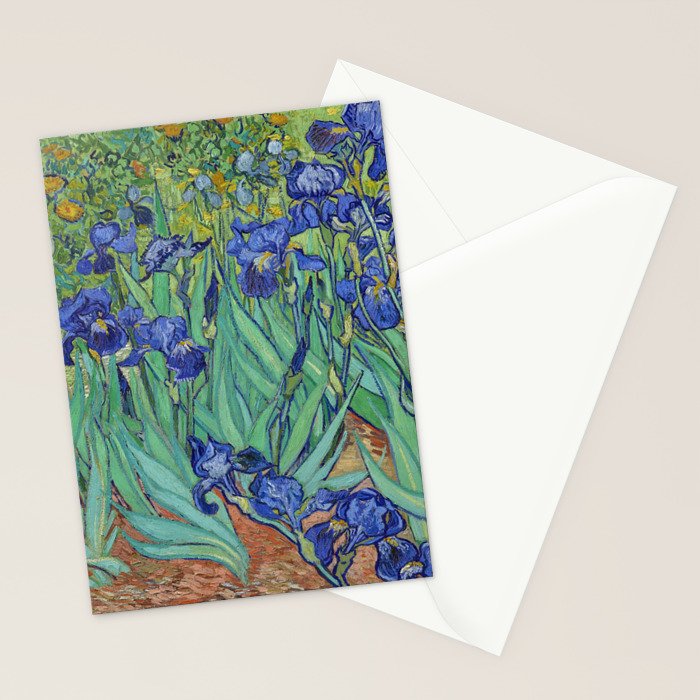 Iris (1889) by Vincent Van Gogh. Original from the J. Paul Getty Museum. Stationery Card Gallery Image 2