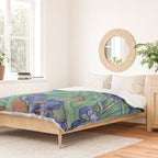 Iris (1889) by Vincent Van Gogh. Original from the J. Paul Getty Museum. Duvet Cover Gallery Image 2