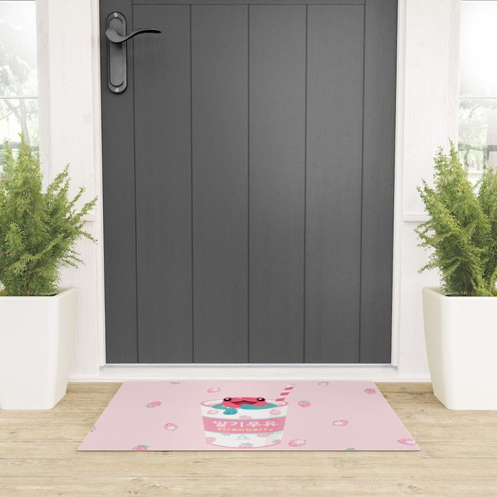Strawberry poison milk 2 Welcome Mat Gallery Image 3