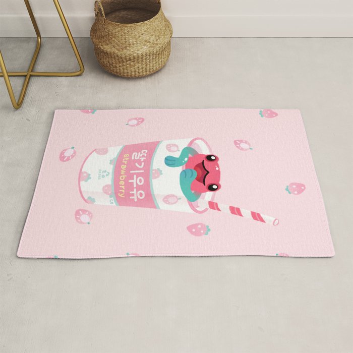 Strawberry poison milk 2 Rug Gallery Image 1
