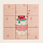 Strawberry poison milk 2 Wood Wall Art Gallery Image 1