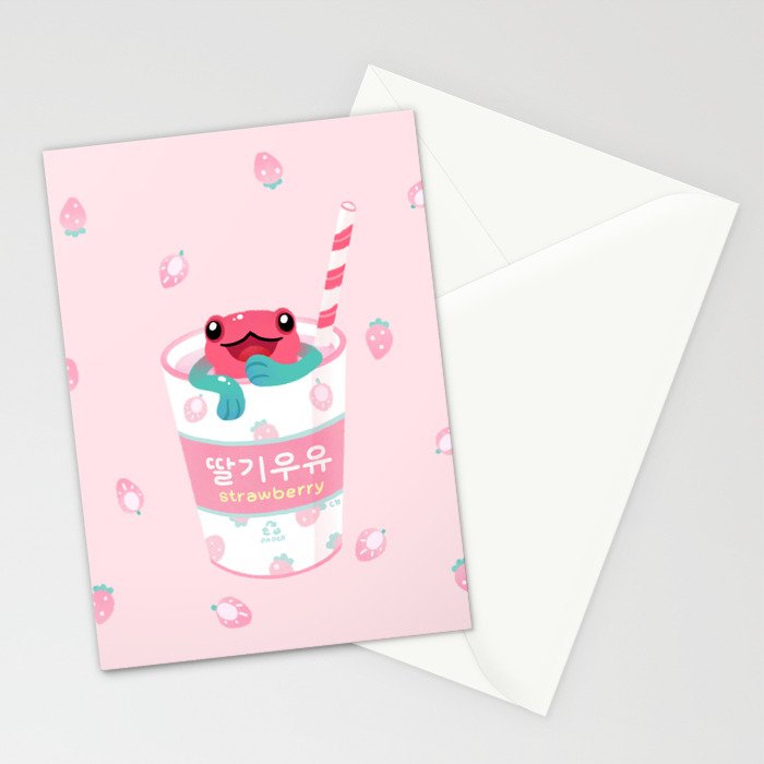 Strawberry poison milk 2 Stationery Card Gallery Image 2