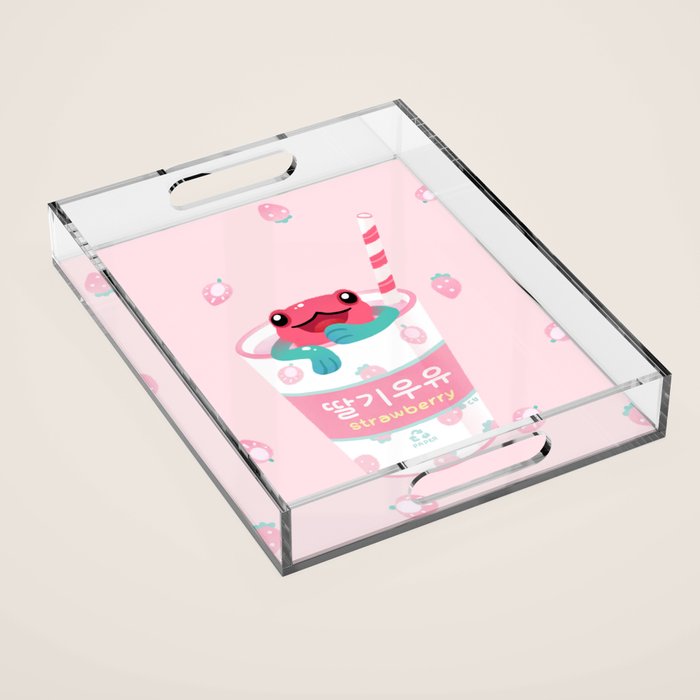 Strawberry poison milk 2 Acrylic Tray Gallery Image 1