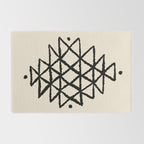 Line Art Berber - black Rug Gallery Image 2