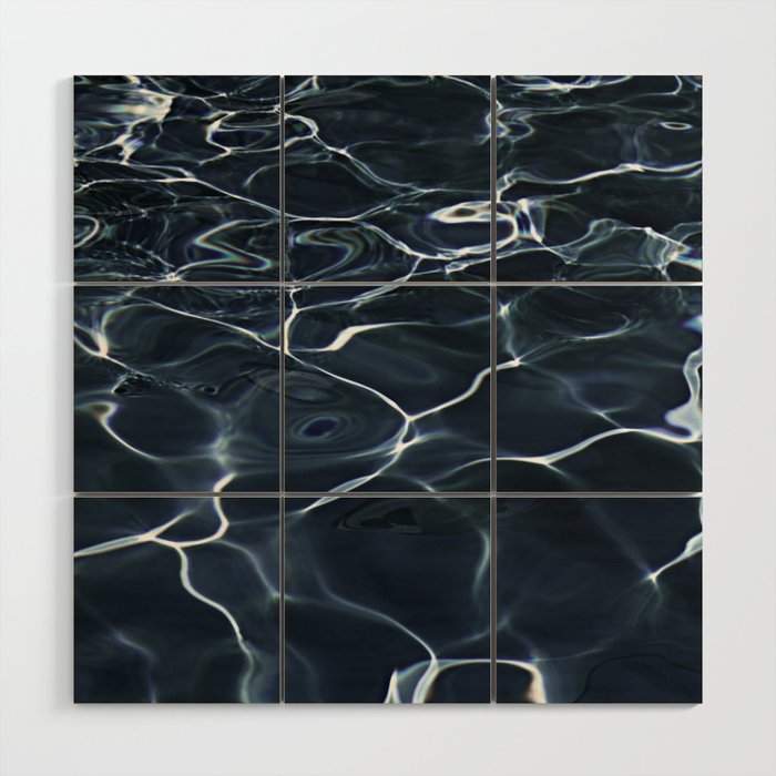 DARK BLUE -  WATER Wood Wall Art Gallery Image 1