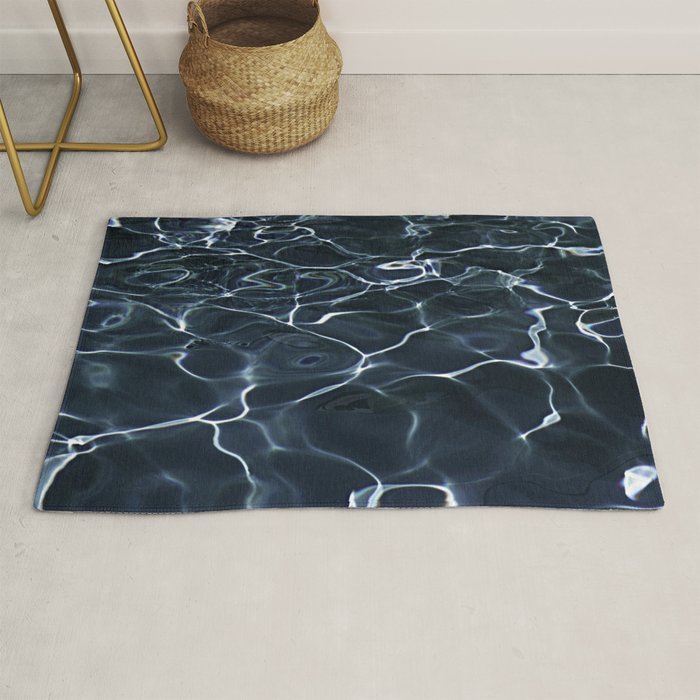 DARK BLUE -  WATER Rug Gallery Image 1
