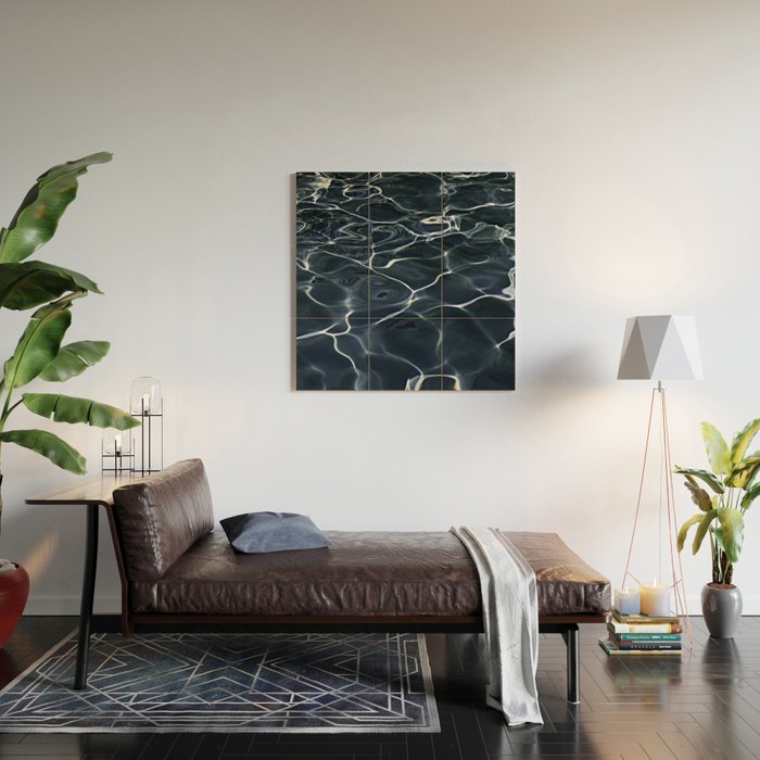 DARK BLUE -  WATER Wood Wall Art Gallery Image 2