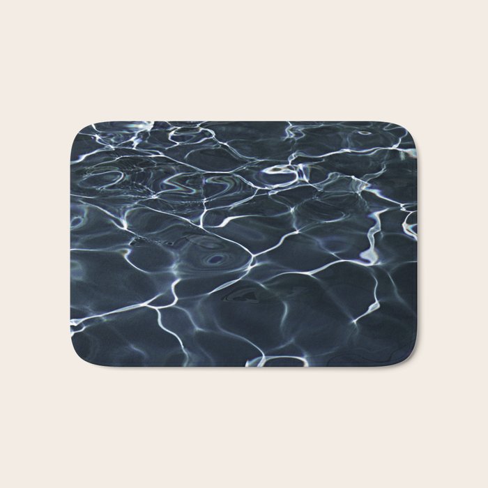 DARK BLUE -  WATER Bath Mat Gallery Image 1