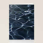 DARK BLUE -  WATER Stationery Card Gallery Image 2