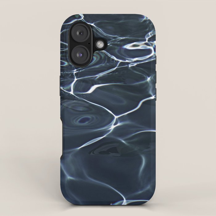 DARK BLUE -  WATER iPhone Case Gallery Image 1