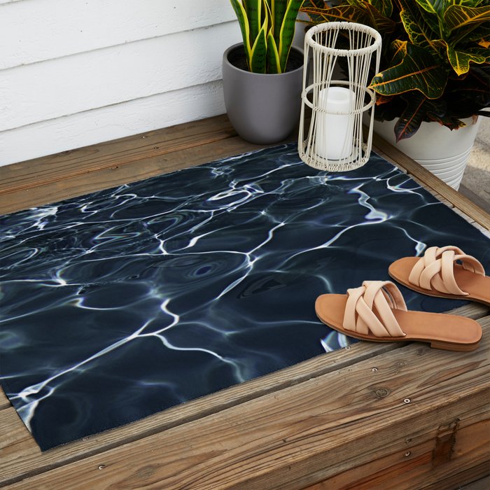 DARK BLUE -  WATER Outdoor Rug Gallery Image 2
