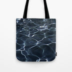 DARK BLUE -  WATER Tote Bag Gallery Image 1