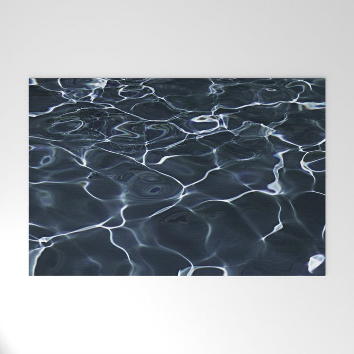 DARK BLUE -  WATER Welcome Mat Gallery Image 1