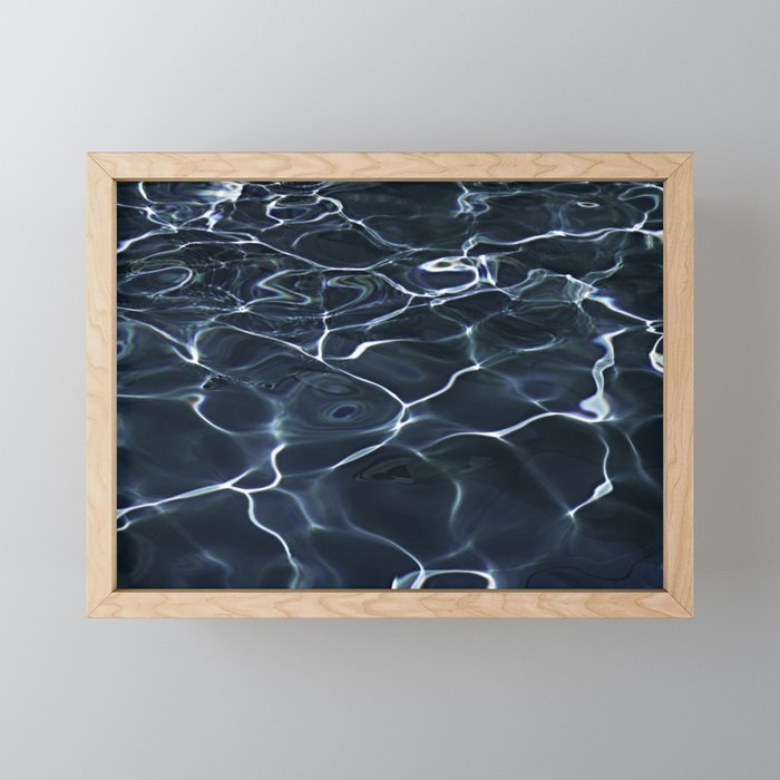 DARK BLUE -  WATER Mini Art Print Gallery Image 1