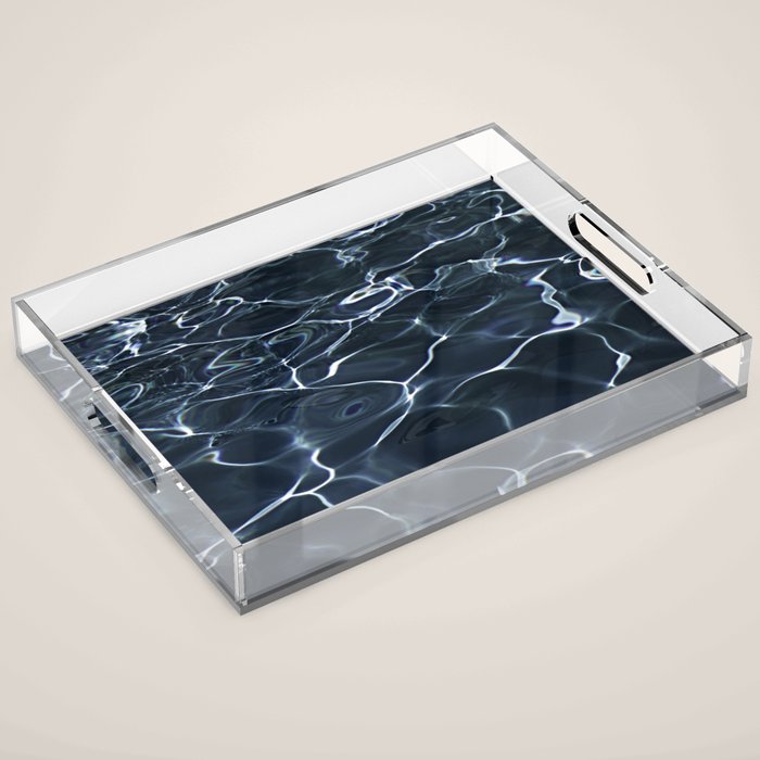 DARK BLUE -  WATER Acrylic Tray Gallery Image 1