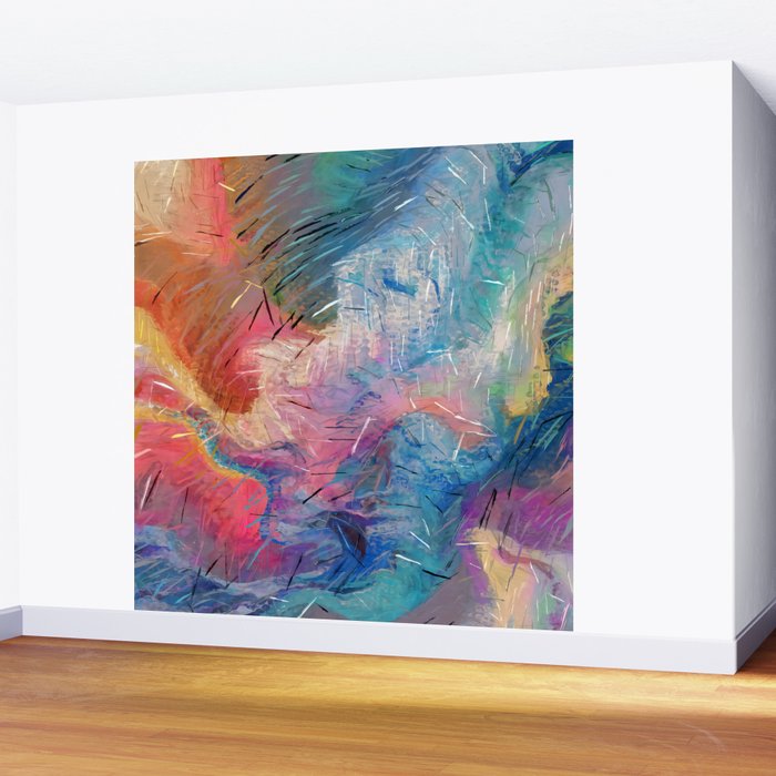 Soul-Driven Abstraction Wall Mural Gallery Image 2