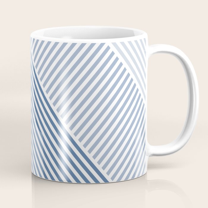 Blue Shades Lines  Coffee Mug Gallery Image 1