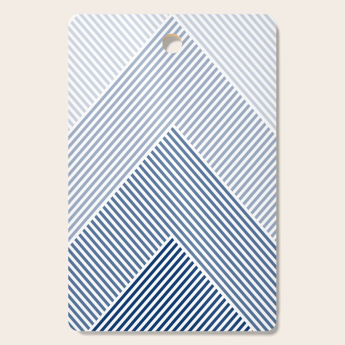 Blue Shades Lines  Cutting Board Gallery Image 1