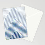 Blue Shades Lines  Stationery Card Gallery Image 2