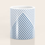 Blue Shades Lines  Coffee Mug Gallery Image 4