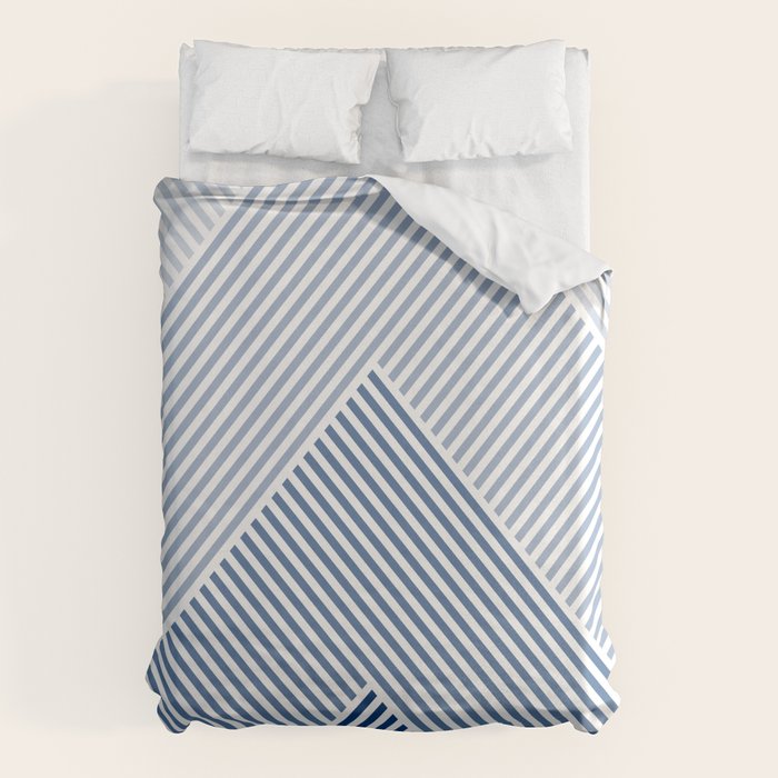 Blue Shades Lines  Duvet Cover Gallery Image 6