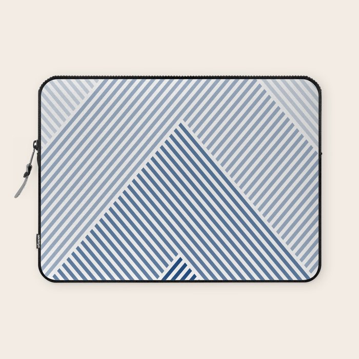 Blue Shades Lines  Laptop Sleeve Gallery Image 1